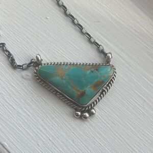 Turquoise and Sterling Silver Necklace
